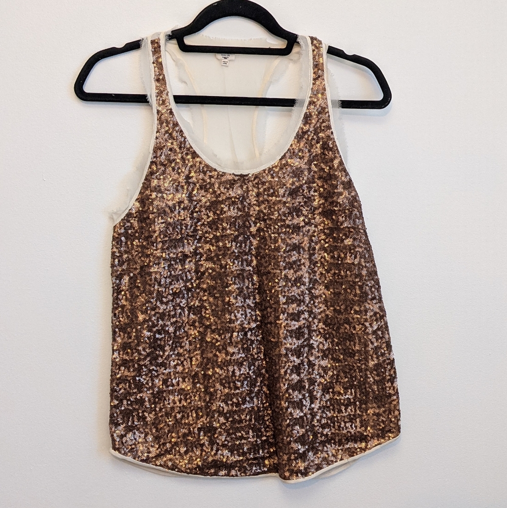 Aritzia sequin tank